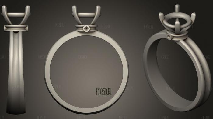 Jewel Ring Free stl model for CNC